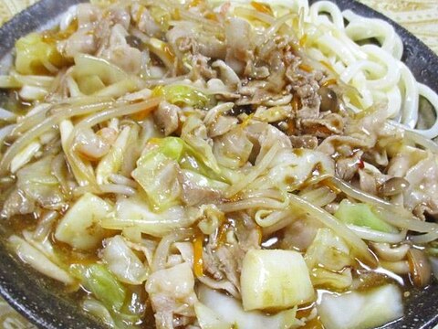 豚シーフードあんかけうどん